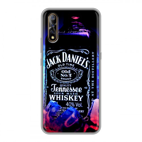 Дизайнерский силиконовый с усиленными углами чехол для Vivo V17 Neo Jack Daniels