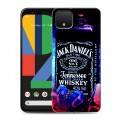 Дизайнерский пластиковый чехол для Google Pixel 4 Jack Daniels