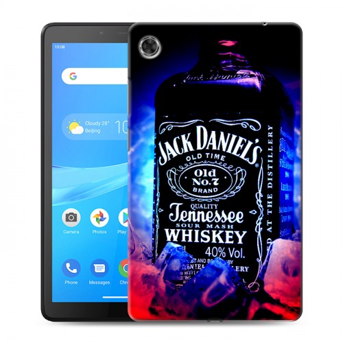 Дизайнерский силиконовый чехол для Lenovo Tab M7 Jack Daniels