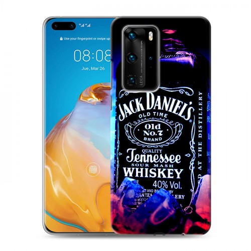 Дизайнерский пластиковый чехол для Huawei P40 Pro Jack Daniels