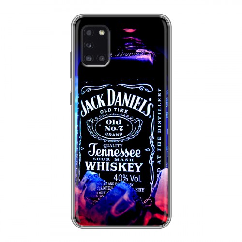 Дизайнерский силиконовый чехол для Samsung Galaxy A31 Jack Daniels