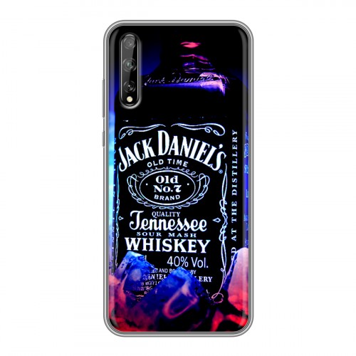 Дизайнерский силиконовый чехол для Huawei Y8p Jack Daniels