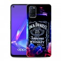 Дизайнерский пластиковый чехол для OPPO A52 Jack Daniels