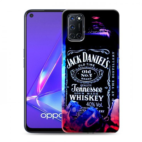 Дизайнерский пластиковый чехол для OPPO A52 Jack Daniels