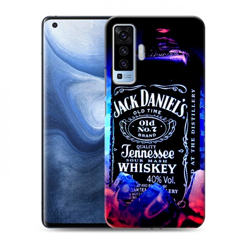 Дизайнерский пластиковый чехол для Vivo X50 Jack Daniels