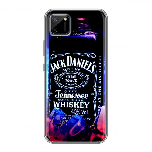 Дизайнерский силиконовый чехол для Realme C11 Jack Daniels