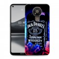 Дизайнерский пластиковый чехол для Nokia 3.4 Jack Daniels