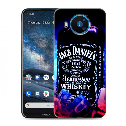 Дизайнерский силиконовый чехол для Nokia 8.3 Jack Daniels