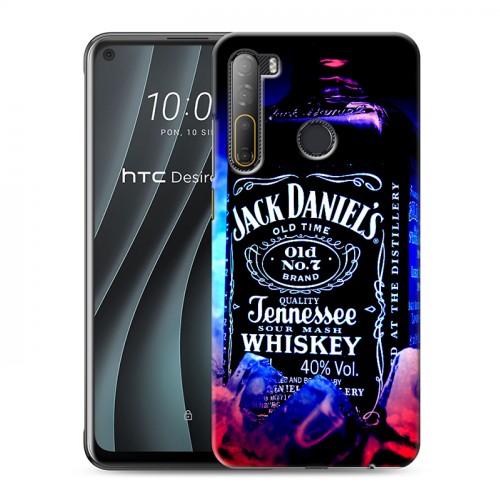 Дизайнерский силиконовый чехол для HTC Desire 20 Pro Jack Daniels