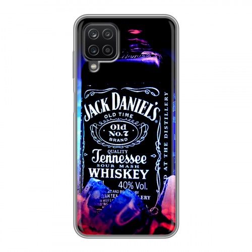 Дизайнерский пластиковый чехол для Samsung Galaxy A12 Jack Daniels