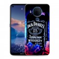 Дизайнерский силиконовый чехол для Nokia 5.4 Jack Daniels