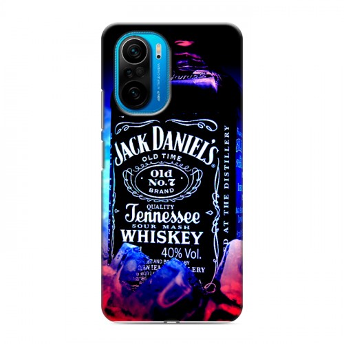 Дизайнерский силиконовый чехол для Xiaomi Poco F3 Jack Daniels