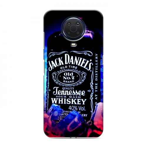 Дизайнерский пластиковый чехол для Nokia G20 Jack Daniels