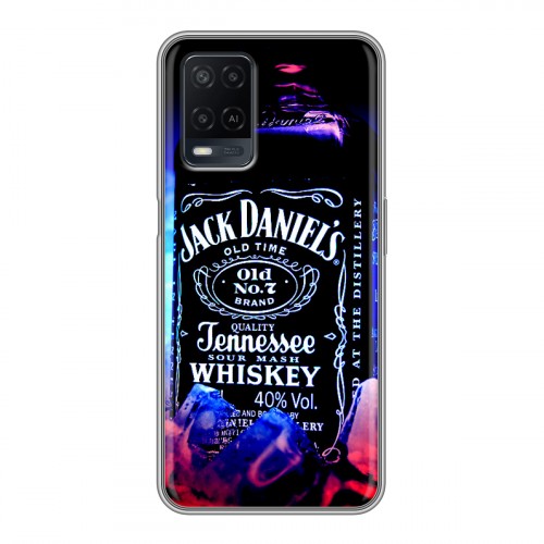 Дизайнерский силиконовый чехол для OPPO A54 Jack Daniels