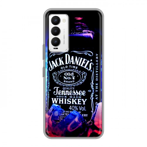 Дизайнерский силиконовый чехол для Tecno Camon 18 Jack Daniels