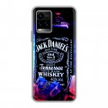 Дизайнерский силиконовый чехол для Vivo Y33s Jack Daniels