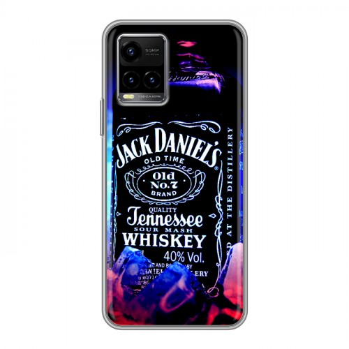 Дизайнерский силиконовый чехол для Vivo Y33s Jack Daniels