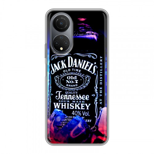 Дизайнерский пластиковый чехол для Huawei Honor X7 Jack Daniels