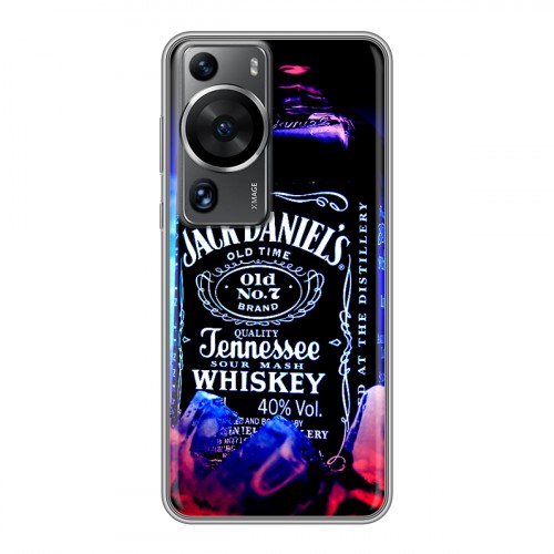 Дизайнерский силиконовый чехол для Huawei P60 Jack Daniels