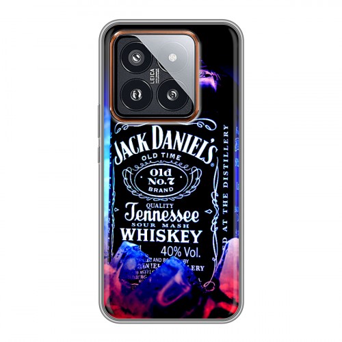 Дизайнерский силиконовый чехол для Xiaomi 14 Pro Jack Daniels