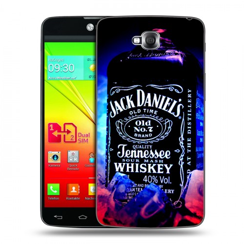 Дизайнерский силиконовый чехол для LG G Pro Lite Dual Jack Daniels