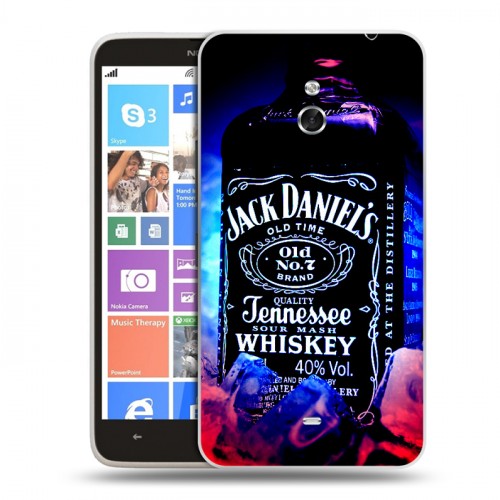 Дизайнерский пластиковый чехол для Nokia Lumia 1320 Jack Daniels