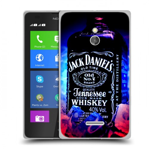 Дизайнерский силиконовый чехол для Nokia XL Jack Daniels