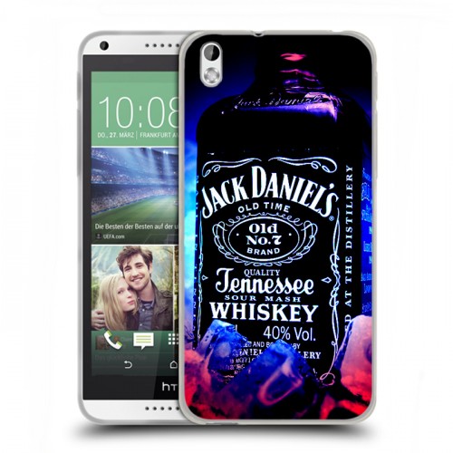 Дизайнерский пластиковый чехол для HTC Desire 816 Jack Daniels