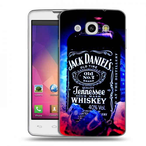 Дизайнерский пластиковый чехол для LG L60 Jack Daniels