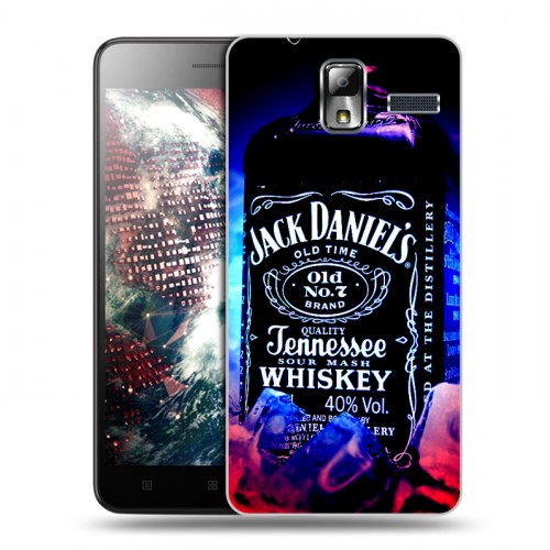 Дизайнерский силиконовый чехол для Lenovo S580 Ideaphone Jack Daniels