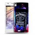 Дизайнерский пластиковый чехол для Prestigio Grace Jack Daniels