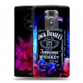 Дизайнерский пластиковый чехол для LG G Flex 2 Jack Daniels