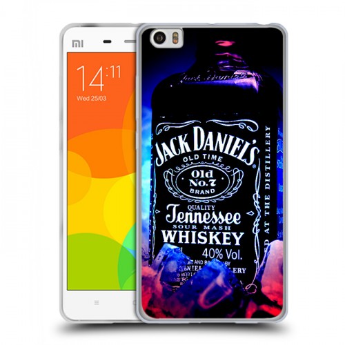 Дизайнерский силиконовый чехол для Xiaomi Mi Note Jack Daniels