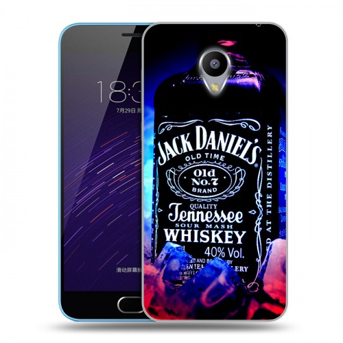 Дизайнерский пластиковый чехол для Meizu M1 Jack Daniels