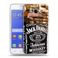 Дизайнерский пластиковый чехол для Samsung Galaxy J7 Jack Daniels