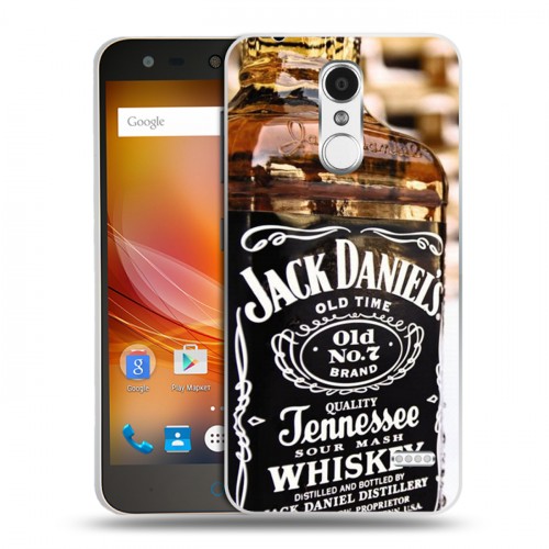 Дизайнерский пластиковый чехол для ZTE Blade X5 Jack Daniels