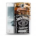 Дизайнерский пластиковый чехол для Lenovo A1000 Jack Daniels