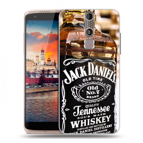 Дизайнерский пластиковый чехол для ZTE Axon Mini Jack Daniels