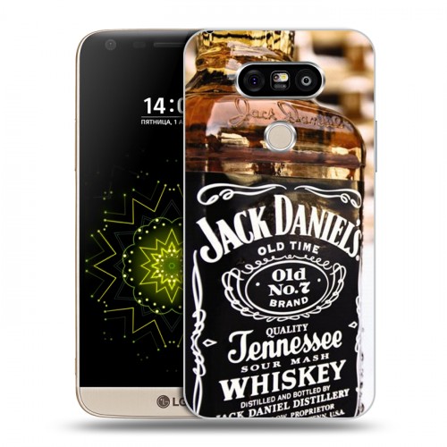 Дизайнерский пластиковый чехол для LG G5 Jack Daniels