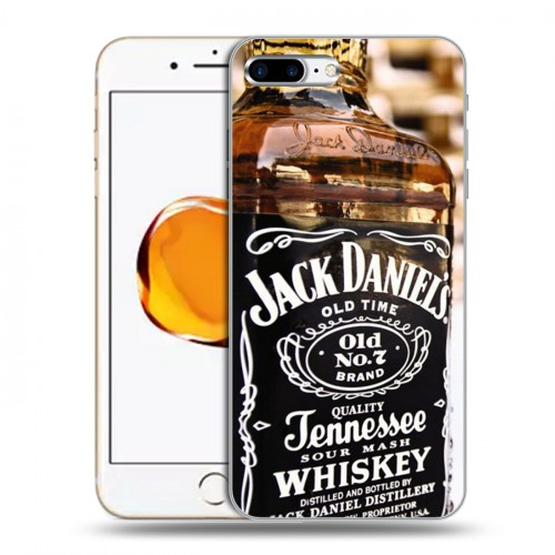 Дизайнерский пластиковый чехол для Iphone 7 Plus / 8 Plus Jack Daniels