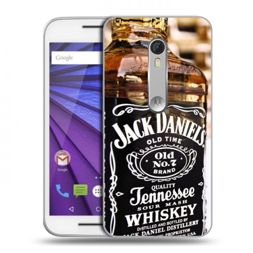 Дизайнерский пластиковый чехол для Lenovo Moto G Jack Daniels