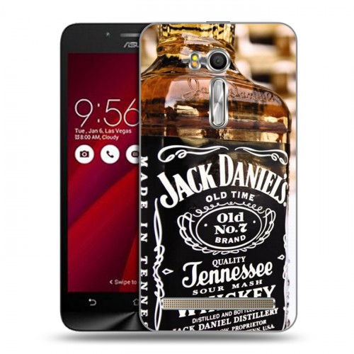 Дизайнерский пластиковый чехол для ASUS Zenfone Go 5.5 Jack Daniels