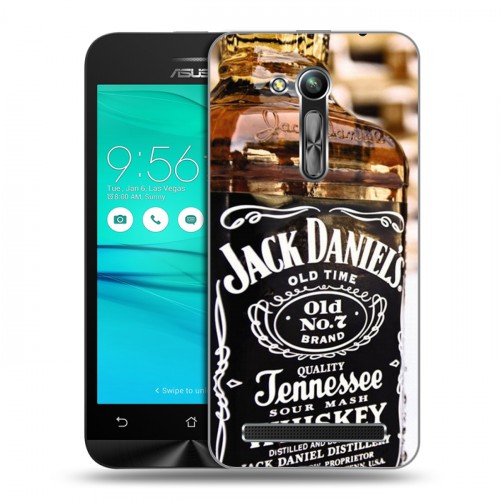 Дизайнерский пластиковый чехол для ASUS ZenFone Go 4.5 ZB452KG Jack Daniels