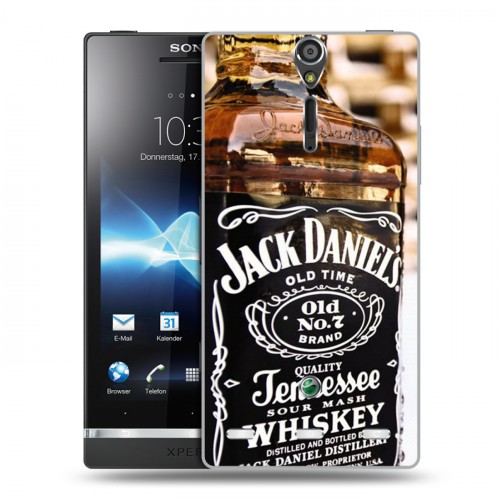 Дизайнерский пластиковый чехол для Sony Xperia S Jack Daniels