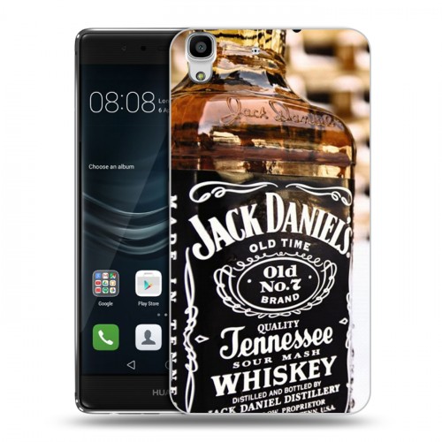 Дизайнерский пластиковый чехол для Huawei Y6II Jack Daniels