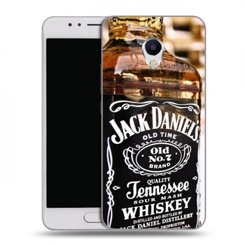 Дизайнерский силиконовый чехол для Meizu M5s Jack Daniels