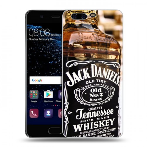 Дизайнерский пластиковый чехол для Huawei P10 Jack Daniels