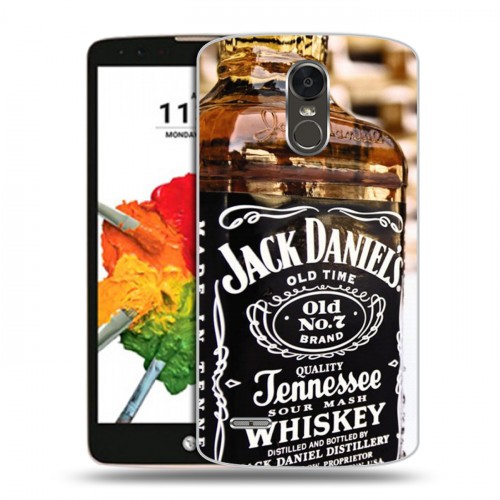 Дизайнерский пластиковый чехол для LG Stylus 3 Jack Daniels