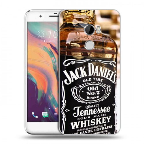 Дизайнерский пластиковый чехол для HTC One X10 Jack Daniels