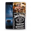 Дизайнерский пластиковый чехол для Nokia 8 Jack Daniels